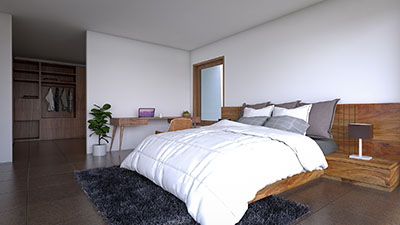 Built-in wardrobe in every bedroom
